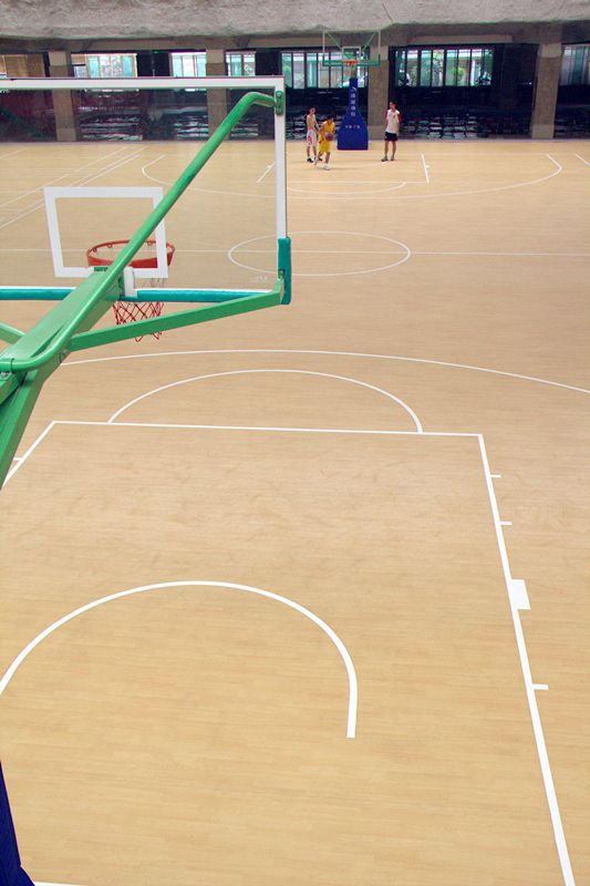 Revêtement de sol en vinyle pour basket-ball