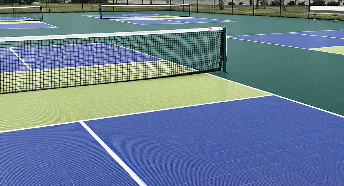 Plancher de pickleball