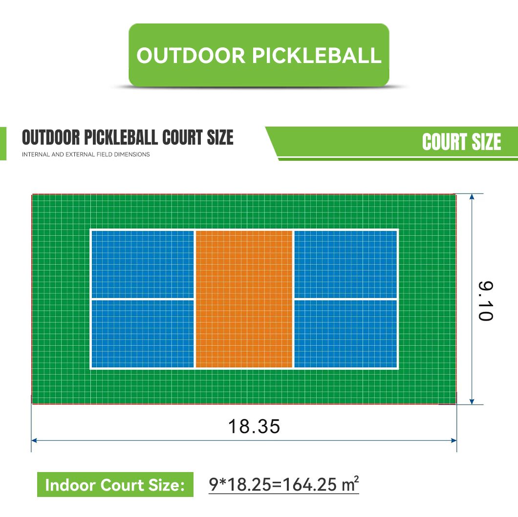 outdoor pickleball flooring