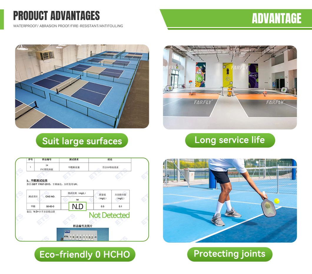 indoor pickleball flooring