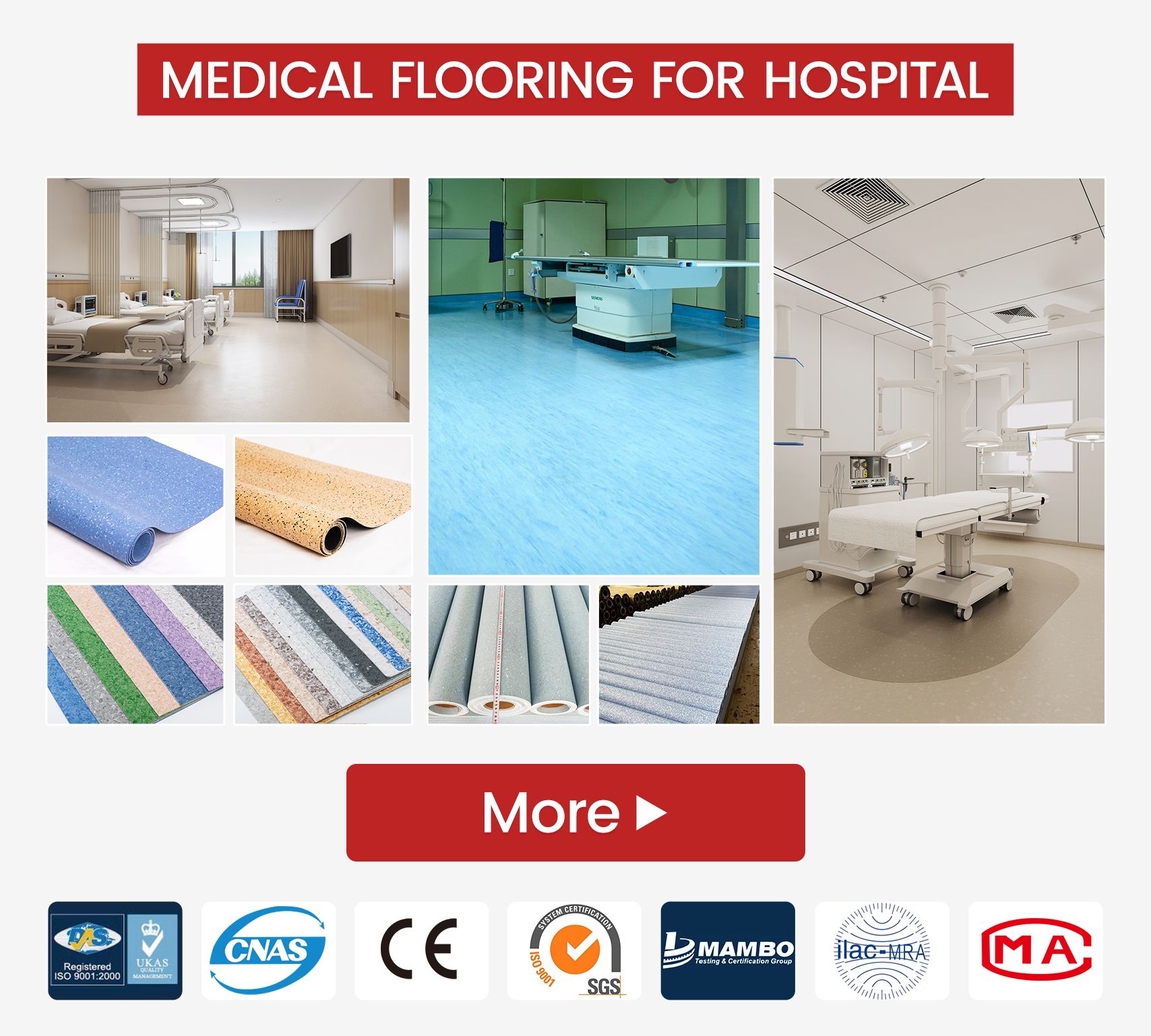 PVC medical flooring