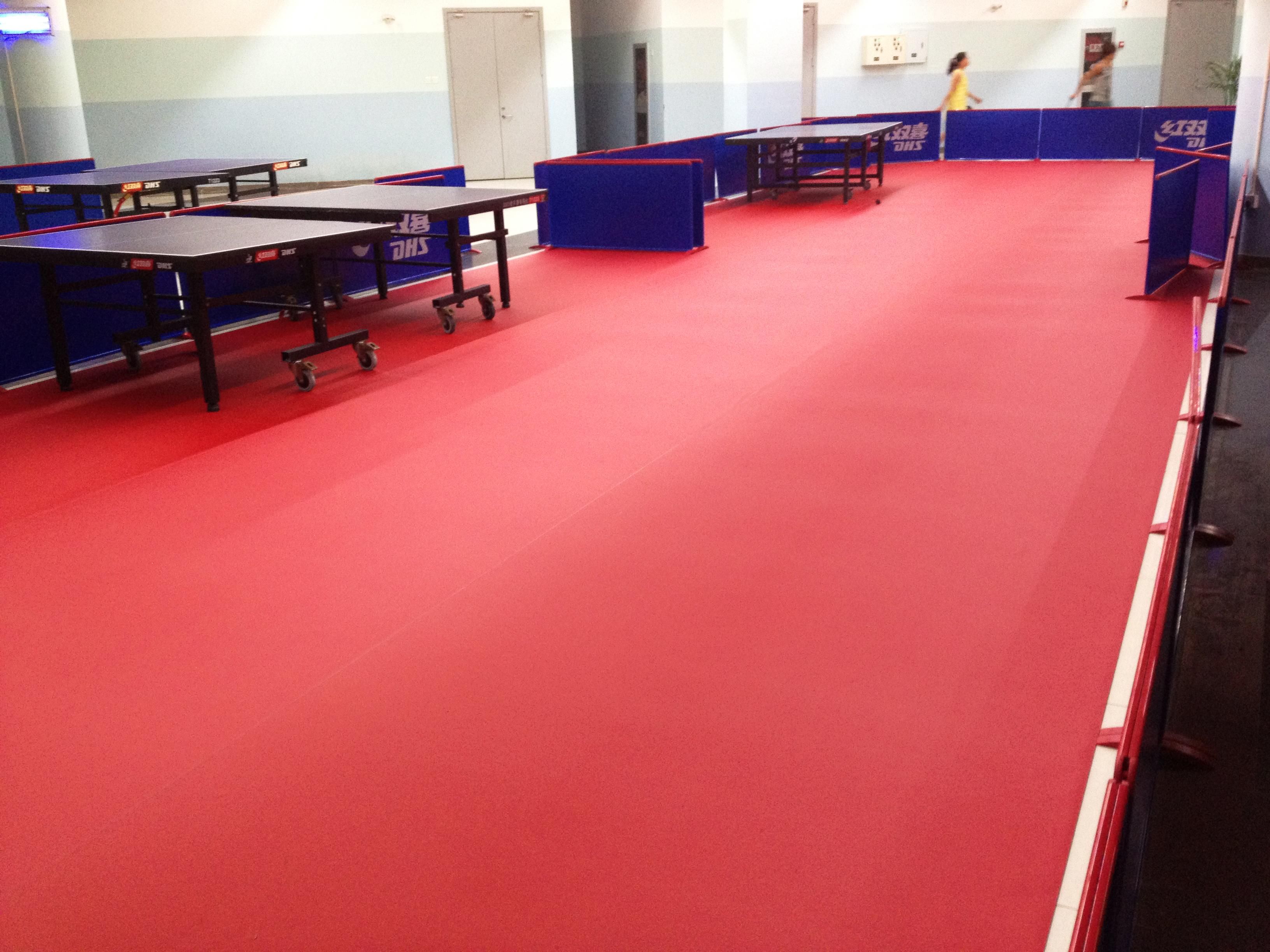 Table tennis sport flooring
