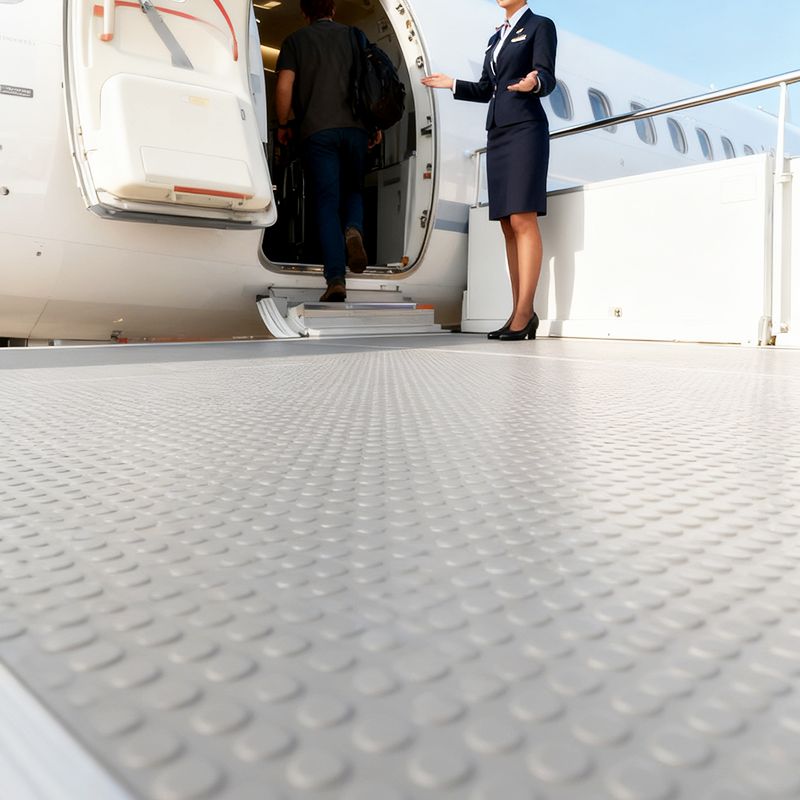 PVC aircraft flooring