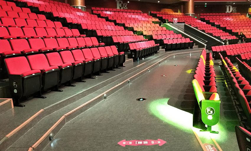 Revêtement de sol de sécurité de 5 000 m² pour cinéma mars 2023 pour Suning Cinemas